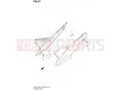 SUZUKI GSX1250FA L2 (2012) Bandit (E03,E28,E33) 47 - FRAME COVER