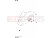 SUZUKI GSX1250FA L2 (2012) Bandit (E03,E28,E33) 49 - FRONT FENDER