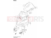 SUZUKI GSX1250FA L2 (2012) Bandit (E03,E28,E33) 53 - COWLING BODY