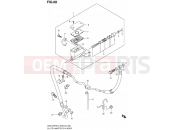 SUZUKI GSX1250FA L2 (2012) Bandit (E03,E28,E33) 68 - CLUTCH MASTER CYLINDER