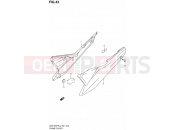SUZUKI GSX1250FA L2 (2012) Bandit (E21) 43 - FRAME COVER