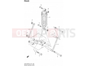 SUZUKI GSX1250FA L2 (2012) Bandit (E21) 65 - REAR CUSHION LEVER