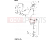 SUZUKI GSX1250FA L2 (2012) Bandit (E21) 68 - REAR MASTER CYLINDER