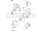 SUZUKI GSX1250FA L4 (2014) Bandit (E24) 6 - CRANKCASE COVER