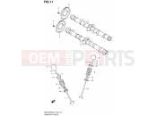 SUZUKI GSX1250FA L4 (2014) Bandit (E24) 11 - CAMSHAFT/VALVE