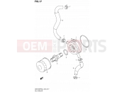 SUZUKI GSX1250FA L4 (2014) Bandit (E24) 17 - OIL COOLER