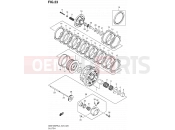 SUZUKI GSX1250FA L4 (2014) Bandit (E24) 23 - CLUTCH