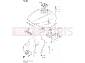 SUZUKI GSX1250FA L4 (2014) Bandit (E24) 39 - FUEL TANK