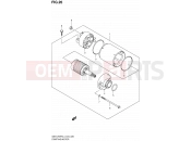 SUZUKI GSX1250FA L4 (2014) Bandit (E24) 26 - STARTING MOTOR