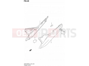 SUZUKI GSX1250FA L4 (2014) Bandit (E24) 40 - FRAME COVER