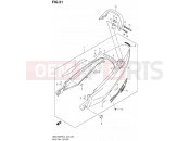 SUZUKI GSX1250FA L4 (2014) Bandit (E24) 51 - SEAT TAIL COVER