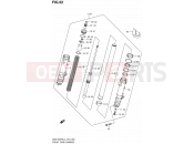 SUZUKI GSX1250FA L4 (2014) Bandit (E24) 52 - FRONT FORK DAMPER