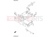 SUZUKI GSX1250FA L5 (2015) Bandit (E24) 541A - REAR SWINGINGARM
