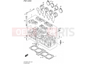 SUZUKI GSX1250FA L5 (2015) Bandit (E99) 103A - CYLINDER HEAD