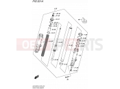 SUZUKI GSX1250FA L5 (2015) Bandit (E99) 521A - FRONT FORK DAMPER