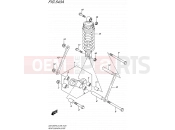 SUZUKI GSX1250FA L5 (2015) Bandit (E99) 543A - REAR CUSHION LEVER