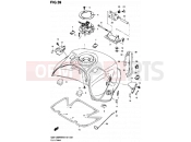 SUZUKI GSX1300BK K8 (2008) B-King (E02) 39 - FUEL TANK (MODEL K8/K9)