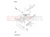 SUZUKI GSX1300BK K9 (2009) B-King (E03,E28,E33) 63 - REAR SWINGINGARM