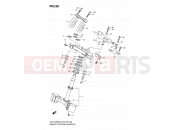 SUZUKI GSX1300BK K9 (2009) B-King (E03,E28,E33) 58 - BRACKET/STEERING DAMPER