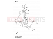 SUZUKI GSX1300BK K9 (2009) B-King (E03,E28,E33) 64 - REAR CUSHION LEVER