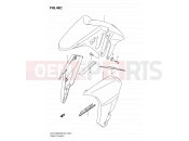 SUZUKI GSX1300BK L0 (2010) B-King (E02) 46C - FRONT FENDER (WITHOUT ABS,MODEL L0)