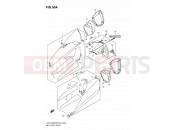 SUZUKI GSX1300BK L0 (2010) B-King (E02) 50A - MUFFLER COVER (MODEL L0)