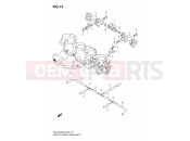 SUZUKI GSX1300BKA K9 (2009) B-King (E02) 14 - THROTTLE BODY HOSE/JOINT
