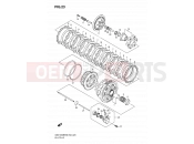 SUZUKI GSX1300BKA K9 (2009) B-King (E02) 23 - CLUTCH
