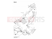 SUZUKI GSX1300BKA K9 (2009) B-King (E02) 42 - FRAME COVER (MODEL K8/K9)