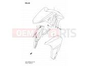 SUZUKI GSX1300BKA K9 (2009) B-King (E02) 46 - FRONT FENDER (WITHOUT ABS,MODEL K8/K9)