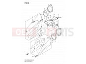 SUZUKI GSX1300BKA K9 (2009) B-King (E02) 50 - MUFFLER COVER (MODEL K8/K9)