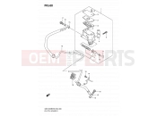 SUZUKI GSX1300BKA K9 (2009) B-King (E02) 60 - CLUTCH HOSE