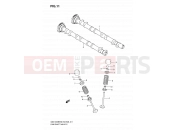 SUZUKI GSX1300BKA K9 (2009) B-King (E03,E28,E33) 11 - CAMSHAFT/VALVE