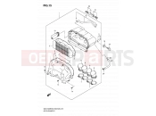 SUZUKI GSX1300BKA K9 (2009) B-King (E03,E28,E33) 15 - AIR CLEANER