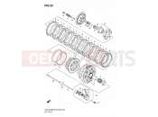 SUZUKI GSX1300BKA K9 (2009) B-King (E03,E28,E33) 23 - CLUTCH