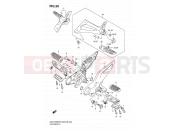 SUZUKI GSX1300BKA K9 (2009) B-King (E03,E28,E33) 39 - FOOTREST