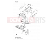 SUZUKI GSX1300BKUF K9 (2009) B-King 40 - FUEL TANK FRONT BRACKET (MODEL K8/K9)