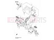 SUZUKI GSX1300BKUF K9 (2009) B-King 38 - FOOTREST