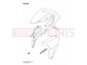 SUZUKI GSX1300BKUF K9 (2009) B-King 46A - FRONT FENDER (WITHOUT ABS,MODEL K8/K9)