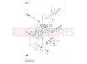 SUZUKI GSX1300BKUF K9 (2009) B-King 61 - REAR SWINGINGARM