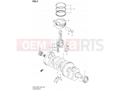SUZUKI GSX1300R K2 (2002) Hayabusa 7 - CRANKSHAFT