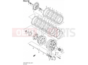 SUZUKI GSX1300R K2 (2002) Hayabusa 21A - CLUTCH (MODEL K2/K3)