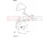 SUZUKI GSX1300R / GSX1300RZ K3 (2003) Hayabusa 44C - COWLING BODY (MODEL K3)
