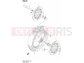 SUZUKI GSX1300R / GSX1300RZ K3 (2003) Hayabusa 52 - FRONT WHEEL