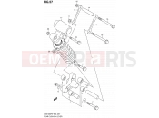 SUZUKI GSX1300R / GSX1300RZ K3 (2003) Hayabusa 57 - REAR CUSHION LEVER