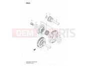 SUZUKI GSX1300R / GSX1300RZ K4 (2004) Hayabusa (E03,E28,E33) 9 - STARTER CLUTCH
