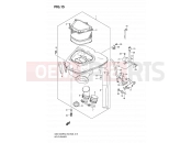 SUZUKI GSX1300R / GSX1300RZ K4 (2004) Hayabusa (E03,E28,E33) 15 - AIR CLEANER