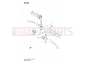 SUZUKI GSX1300R / GSX1300RZ K4 (2004) Hayabusa (E03,E28,E33) 43 - HANDLE LEVER