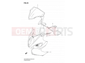 SUZUKI GSX1300R / GSX1300RZ K4 (2004) Hayabusa (E03,E28,E33) 45 - COWLING BODY (MODEL K4)