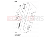 SUZUKI GSX1300R / GSX1300RZ K4 (2004) Hayabusa (E03,E28,E33) 51 - FRONT FORK DAMPER